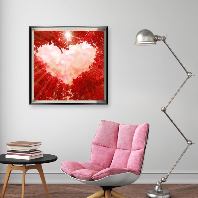 Cuadros Decorativos 5D bricolaje completo taladro cuadrado diamante pintura corazón árbol punto de cruz bordado Ndcxsfigh Nuevos Originales