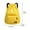 Yellow, variant on Drawstring Backpack, Large Capacity Sports Drawstring 18.5" x 13.4", Gym Backpack with Mesh Pocket for Men Women Dark Blue
