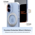 thumbnail image 4 of TORRAS Support Magnétique 360 pour Étui iPhone 17, Compatible MagSafe, Protection de Qualité Militaire, Contrôle de Caméra, Étui Mince Translucide pour iPhone 1, 4 of 9