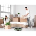 thumbnail image 5 of Unique Bargains 1 Pack Clothes Storage Bags Moving Bags Black 23.5*7in, 5 of 6