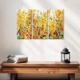 thumbnail image 2 of Elephant Stock Golden Summer Garden I Wall Art - Horizontal Multi Panel Canvas - Living Room Wall Decor - Floral And Botanical Multi Panel - Orange And Green Decor By Tim O'toole - 23" x 14", 2 of 4