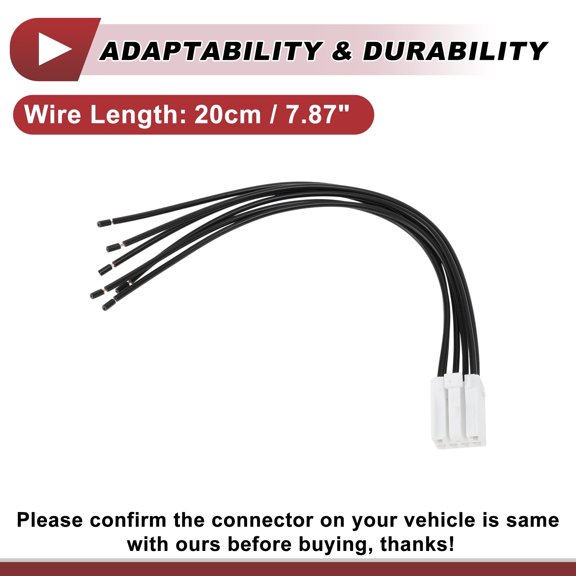 Unique Bargains Tail Light Socket Wiring for Toyota 4Runner 2003-2009 No.9007560018