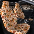 thumbnail image 2 of Uemuo Autumn Fox Pumpkin Lazy Pattern Car Seat Covers for Front Seats Waterproof Seat Covers for Cars, Universal Auto Front Seats Protector Fits for Car-, 2 of 6