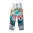thumbnail image 4 of Haiem Travel Around The World Men's Pajama Pants Ultra Lightweight Pjs Bottoms Sleepwear Bottom Pants with Pocket Drawstring-X-Large, 4 of 9