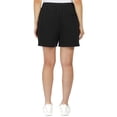 thumbnail image 4 of LazyPants Women's High Rise Soft Cotton Blend French Terry Shorts, 4 of 7