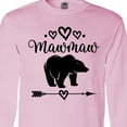thumbnail image 4 of Inktastic Mawmaw Bear Grandma Long Sleeve T-Shirt, 4 of 5