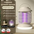 thumbnail image 1 of pstuiky Mosquito para interiores y exteriores, 3 en 1: antimosquitos con carga solar, cable USB, trampa para moscas/insectos impermeable/luz de alta potencia, 1 of 2