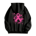 thumbnail image 5 of Cute Hoodies for Women Loose Fit Cancer Awareness Print Zipper Basic Sweatshirt Drawstring Fall Winter Outfits Y2K Clothes Track Jackets with Pockets, 5 of 6