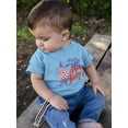 thumbnail image 2 of 4Th July Flag Fireworks T-Shirt Infant -Image by Shutterstock,  18 Months, 2 of 4