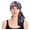 Bound Floral Navy, variant on Chemo Headwear for Women Brim Visor Head Scarf Pre Tied Headwraps Lightweight Skull Cap