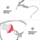 thumbnail image 3 of 1 par de mujeres encantadoras pendientes de hongos del corazón con forma de gota joyería, 3 of 6