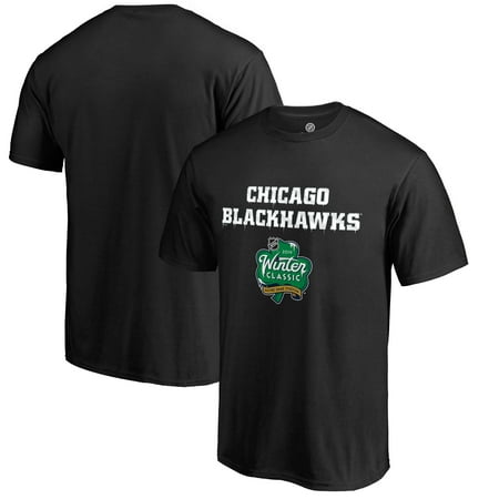 Chicago Blackhawks Fanatics Branded 2019 Winter Classic Alternate Logo T-Shirt -