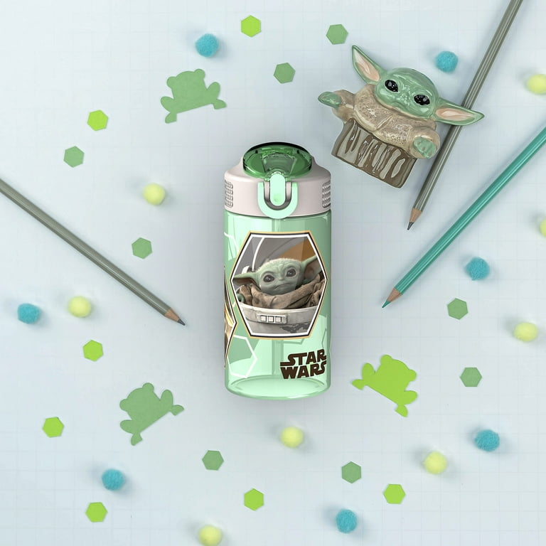 Baby Yoda Grogu Green Cute Little Alien' Water Bottle