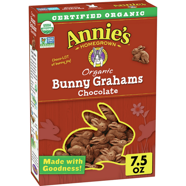 Annie's Organic Chocolate Bunny Graham Crackers, 7.5 oz