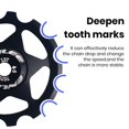 thumbnail image 4 of Bike Rear Derailleur Pulley Bicycle Rear Derailleur Pulley Guide Wheel Multi-tooth Design Universal Fit Anodized Resistant Bike Accessories Chain Drop, 4 of 8