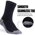thumbnail image 5 of Kodal Copper Infused Crew Socks Business Athletic Moisture Wicking Odor Free Comfortable for All Day Wear (4/5 Pairs), 5 of 12