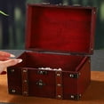thumbnail image 4 of YongCo Antique Styles Wooden Jewelry Box with Lock Elegant Storage for Collectibles and Adornment in Homes Decors, 4 of 17