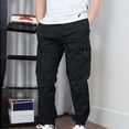thumbnail image 6 of EaskTriop Men's Athletic Jogger Sweatpants with Multi-Pockets, Stretch Workout Running Pants, Breathable Quick Dry Outdoor Utility Trousers, 6 of 6