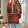 thumbnail image 5 of Oplxuo Womens Christmas Tree Hoodies Fashion Long Sleeve Graphic Print Tunic Tops Loose Comfy Festival Pullover with Pocket, 5 of 6