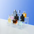 thumbnail image 3 of YFTOHI Acrylic Display Risers, Perfume Stand Organizer, Clear Acrylic Shelf Risers for Display Stands for Food, Tabletop Use, 3 Layer Clear Cupcake Stand Risers for Showing Stand (7.9 inches), 3 of 8