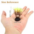 thumbnail image 3 of Plantas de Acuario de Plástico Pequeñas de Unique Bargains, Accesorios para Tanques de Peces, Plantas para Decoraciones de Acuario en Amarillo y Marrón, 3 of 6