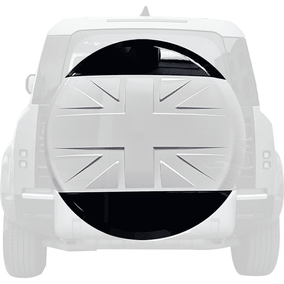 Fuji White Spare Tire Cover Wheel Cover Fit LR Defender 2020-2025