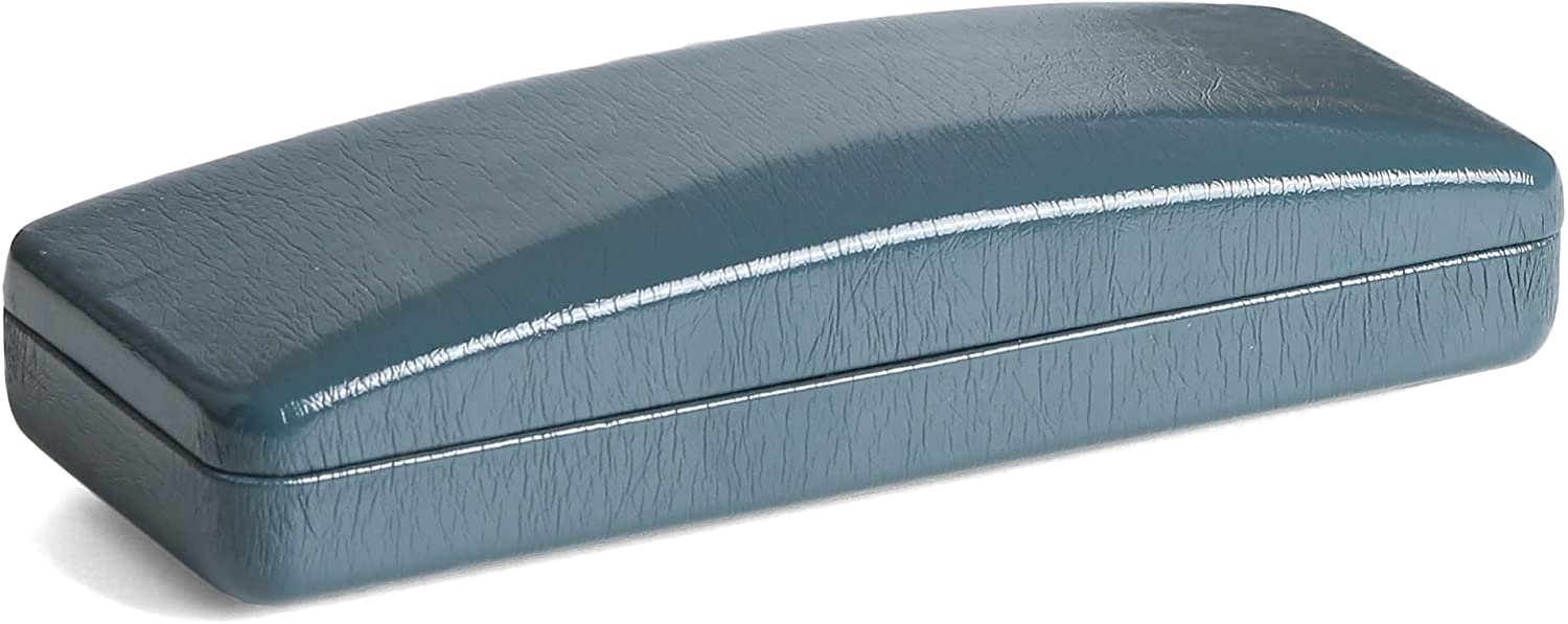 Rons Optical Clamshell Faux Patent Leather Hard Eyeglass Case Small to