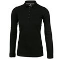 thumbnail image 1 of Nimbus - Polo de manga larga modelo Carlington Deluxe para mujer (Negro) Nimbus UTRW5652_black, 1 of 1