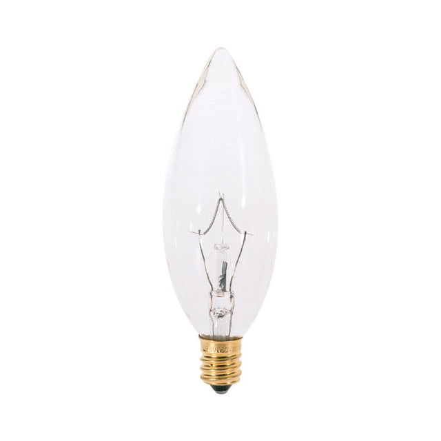 Lámpara incandescente Satco de 25 W BA9.5 E12, color blanco suave