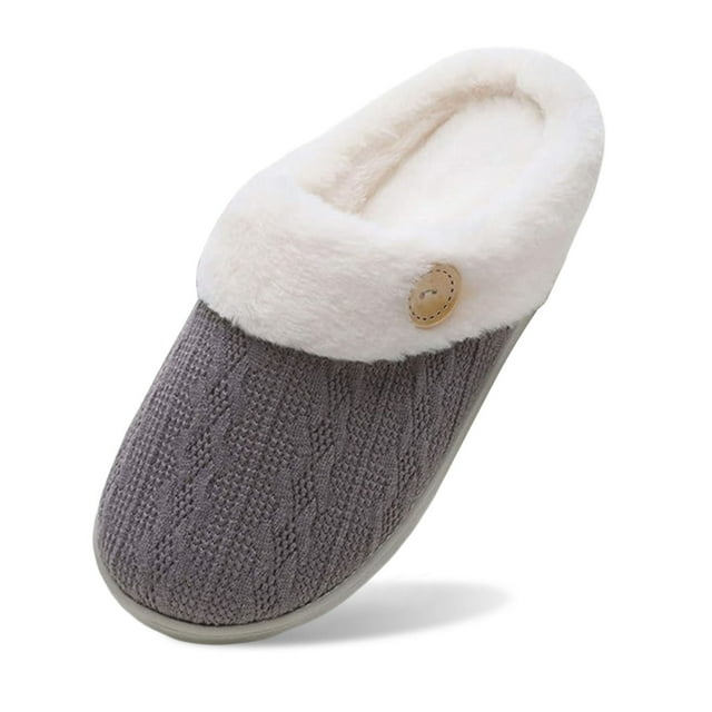 Pantoufles d'Hiver Douillettes pour Femmes Adultes Chaudes et Douces Pantoufles d'Intérieur pour Femmes Pantoufles Douillettes Chaussures d'Intérieur Pantoufles d'Intérieur Chaudes pour Femmes
