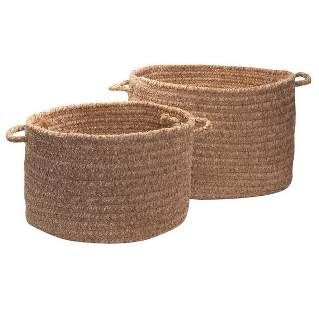 Colonial Mills S801A018X018 Spring Meadow - Sand Bar 18 in. x 12 in. Utility Basket
