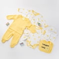 thumbnail image 2 of NKOOGH 9PCS Infant Girls Boys Outfits Long Sleeve Romper Vest Pants Hat Socks Sets for New Born Unisex, 2 of 5