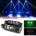 thumbnail image 2 of Motor Genic 80W 8LED RGBW Spider Moving Head Stage Lighting Beam DMX Disco Party DJ Lighting, 2 of 7