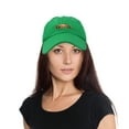 thumbnail image 3 of DALIX Race Car Hats Dad Hat Baseball Cap Embroidered Custom Cotton Caps in Kelly Green, 3 of 7