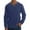 Blue, variant on fatyb Men's Long Sleeve V Neck T-Shirts Casual Lightweight Pullover Comfortable Lounge Mens Tee Shirts