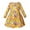 Yellow, variant on Utoimkio Toddler Kids Baby Girls Floral Print Princess Dresses Casual A-Line Ruffles Party Dress Long Sleeve Midi Skirts for Girls 1-8 Years