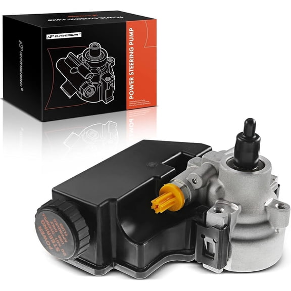 A-Premium Power Steering Pump with Reservoir Compatible with Chevrolet S10 GMC Sonoma Isuzu Hombre 1995-2000