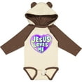 thumbnail image 3 of Inktastic Jesus Loves Me Boys or Girls Long Sleeve Baby Bodysuit, 3 of 5