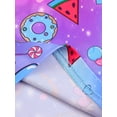 thumbnail image 2 of WIBACKER 3-12Y Girls Pajamas Set Kids Ice Cream Sleepwear 2 PCS Short Sleeve Top and Shorts Pants for Toddler Girls Summer Jammies, 2 of 13