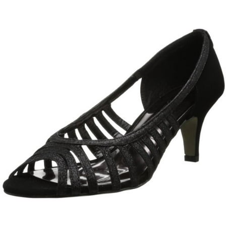 

Easy Street Women s Sparkle Sandal Black Glitter 6.5 N US