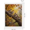 thumbnail image 2 of Diamond Art Kits for Adults, Autumn Birds On Tree Branch 5D Diamond Painting Kits for Adults Beginners, DIY Full Drill Diamond Painting, Gem Art and Crafts 12x16, 2 of 7