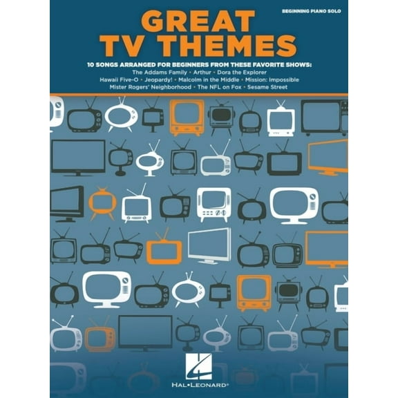 Great TV Themes : For Beginning Piano Solo (Paperback)