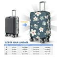thumbnail image 6 of Haiem Blue Flower Luggage Cover,Durable, Washable Suitcase Protector With Anti-Scratch Technology - Keep Your Luggage Looking New Medium, 6 of 9