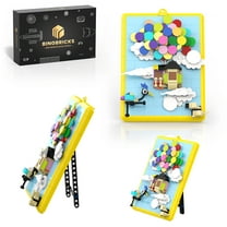 Up Balloon House and Kevin Bird Building Set, Flying House Building Kit Compatible with Lego Up House, Display Home Decor Wall Art Idea Gift for Kids (279Pcs)
