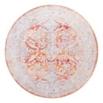 thumbnail image 3 of Unique Loom Timeless Collection Area Rug - Thaddeus (5' Round Rust Red/Gold), 3 of 9