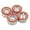 Silver & Red, variant on 1.9“ Alloy Lock Tire Hub Wheels Rim Set Beadlock Fits for RC Crawler 1/10 SCX10 90046
