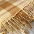 thumbnail image 4 of Yuanlong Winter Scarves Clearance Classic Checkered Thick Fringe Warm Shawl Wraps For Cold Weather Capes Scraf One Size, 4 of 6