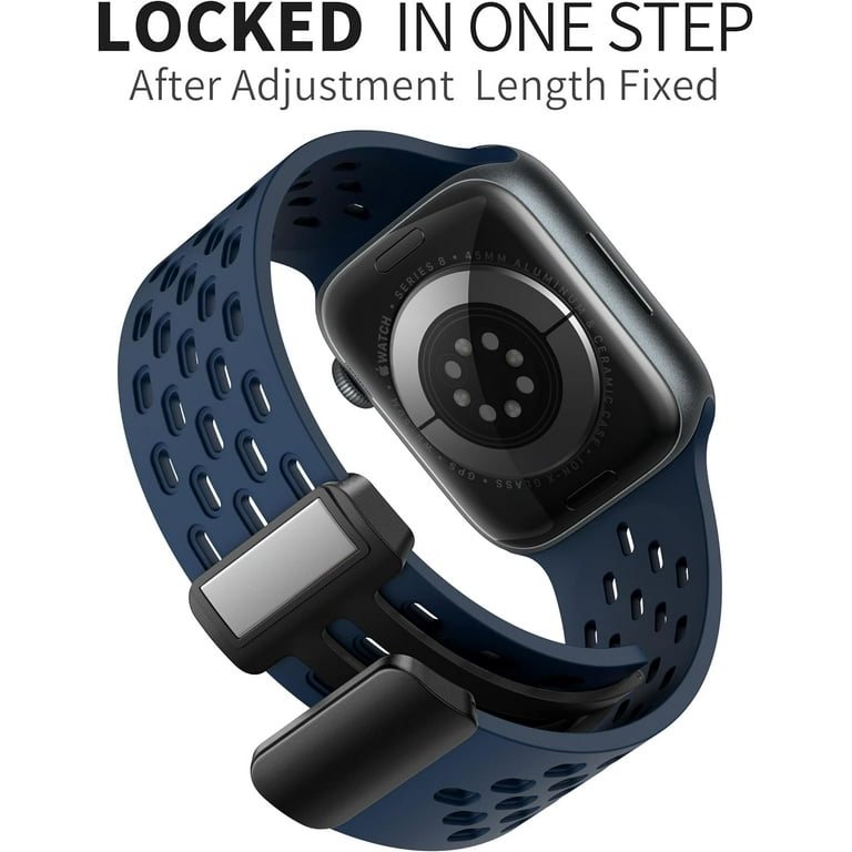 KOMI Magnetic Anti Sweat Sport Band for Apple Watch, Waterproof