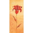 thumbnail image 3 of Jasper 13x24 Black Modern Framed Museum Art Print Titled - Single red IV, 3 of 5