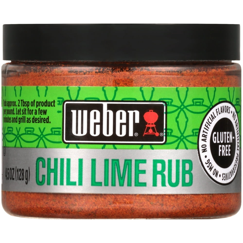 er® Chili Lime Rub 4.5 oz. Jar
